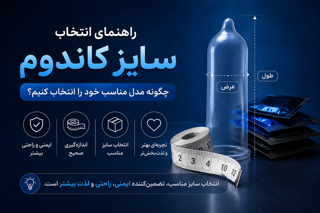 راهنمای انتخاب سایز کاندوم (چگونه مدل مناسب خود را انتخاب کنیم؟)