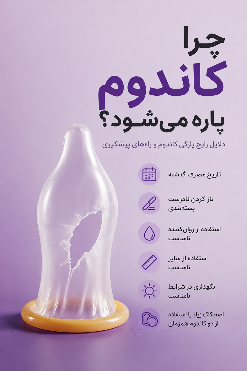 چرا کاندوم پاره میشود؟ بررسی دلایل پارگی کاندوم و راههای پیشگیری